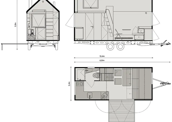 Camping Mobile Hut - Statek Starý Týn - Luxusní Glampingové Úštěk